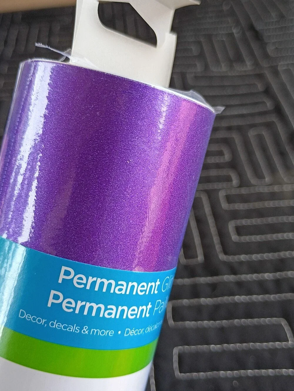 Cricut Glitter Adhesive Vinyl Rolls - Pink & Purple